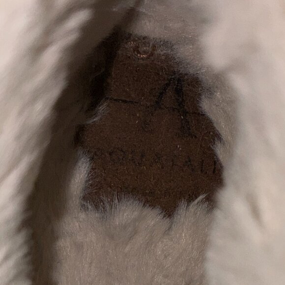 Aquatalia Qassidy Ballet Flats with faux fur-7 - Picture 8 of 11